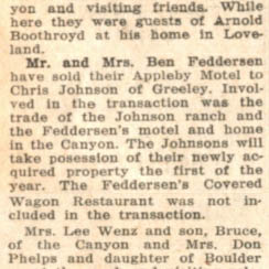 Idlewild Lodge - idlewildlodge.github.io - 1957-10-25 - The Estes Park Trail - Fedderson Sell Appleby Motel to Johnson