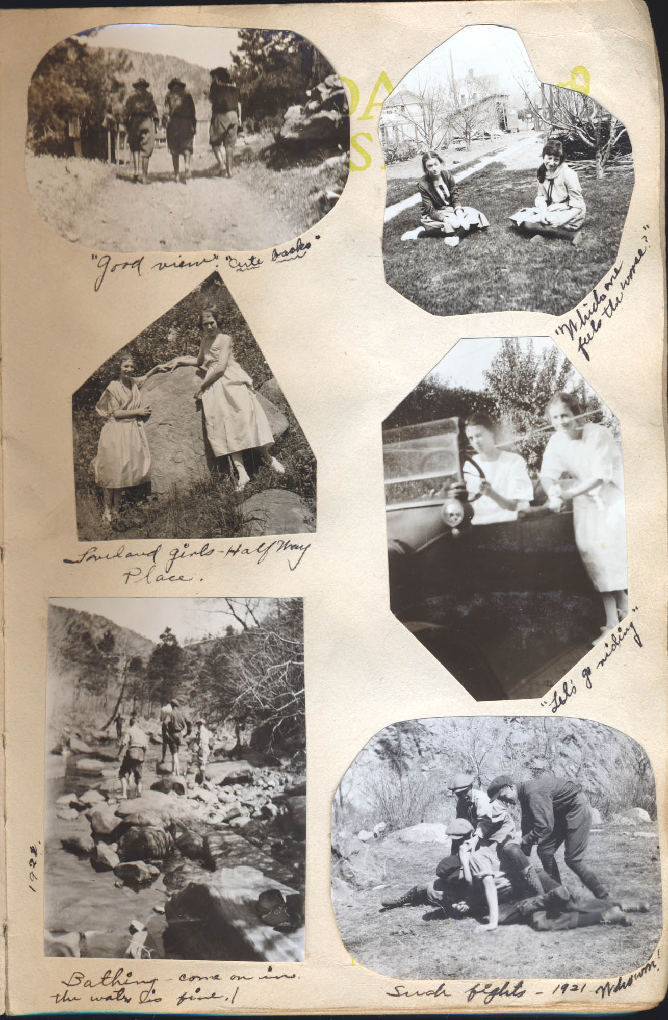 Idlewild Lodge - idlewildlodge.github.io - Circa 1921-1924 - Elizabeth Dauth's Memory Book - Page 149 - Idlewi