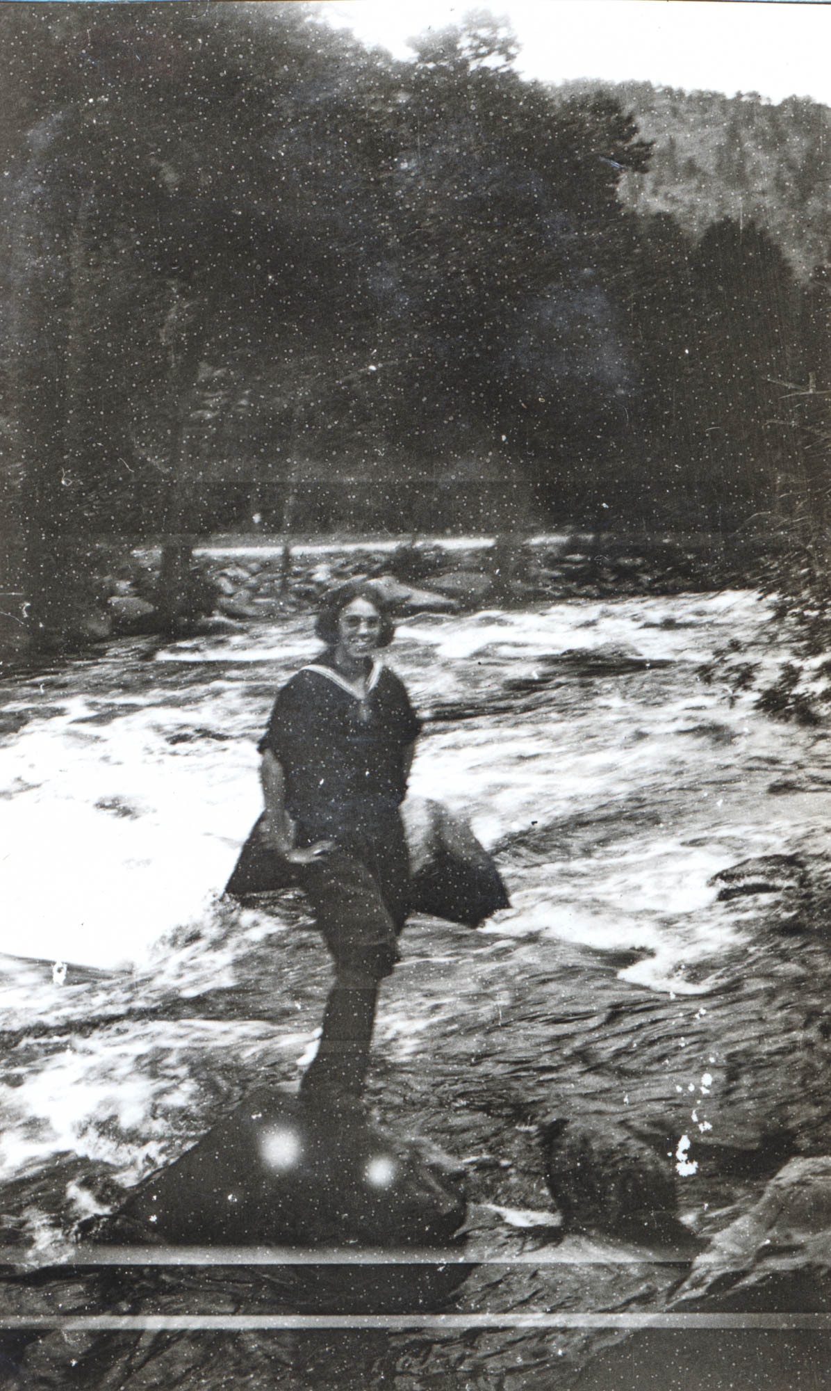 Idlewild Lodge - idlewildlodge.github.io - 1923 - Elizabeth Dauth Hiking In Big Thompson River